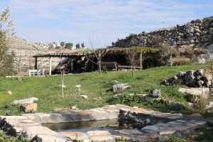 Nabi Saleh spring, Nabi Saleh in background